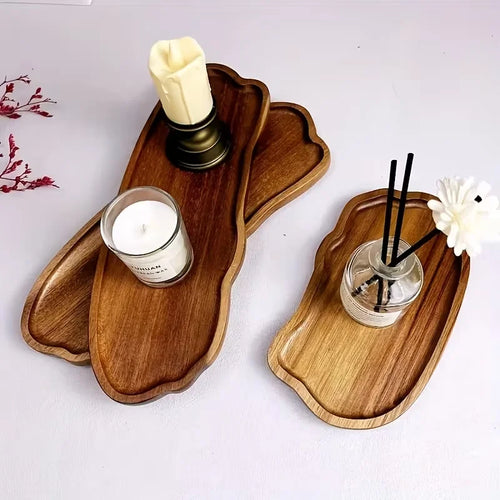 Freeform Design Acacia Tray